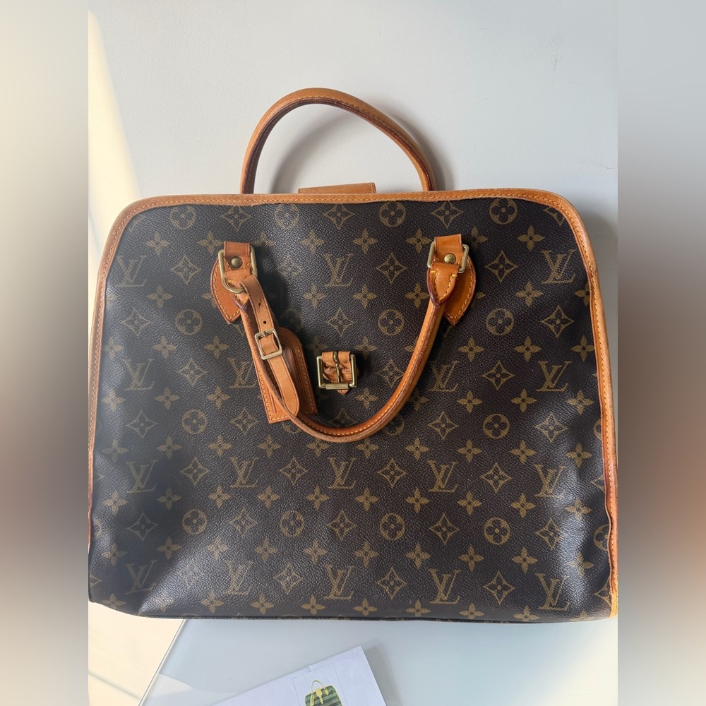 Vintage Louis Vuitton Rivoli brown monogram briefcase bag